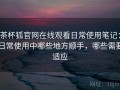 茶杯狐官网在线观看日常使用笔记：日常使用中哪些地方顺手，哪些需要适应