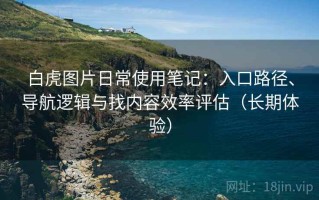 白虎图片日常使用笔记：入口路径、导航逻辑与找内容效率评估（长期体验）