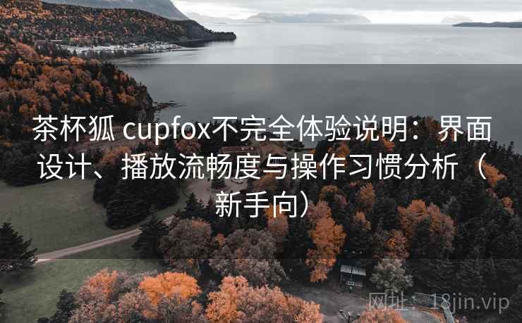 茶杯狐 cupfox不完全体验说明:界面设计、播放流畅度与操作习惯分析(新手向)-第2张图片 茶杯狐 cupfox不完全体验说明:界面设计、播放流畅度与操作习惯分析(新手向)-第2张图片
