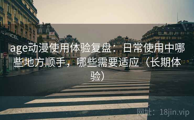 age动漫使用体验复盘：日常使用中哪些地方顺手，哪些需要适应（长期体验）-第1张图片