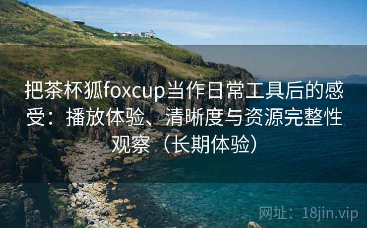 把茶杯狐foxcup当作日常工具后的感受:播放体验、清晰度与资源完整性观察(长期体验)-第1张图片 把茶杯狐foxcup当作日常工具后的感受:播放体验、清晰度与资源完整性观察(长期体验)-第1张图片
