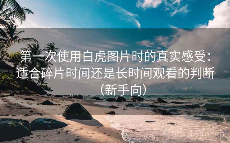 第一次使用白虎图片时的真实感受：适合碎片时间还是长时间观看的判断（新手向）-第2张图片