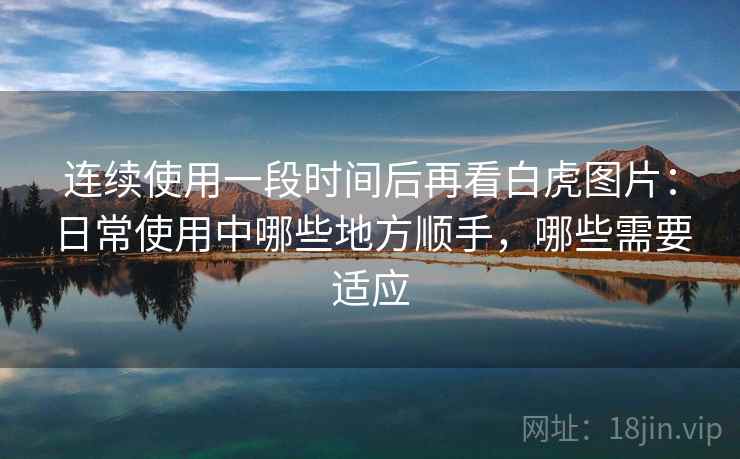 连续使用一段时间后再看白虎图片:日常使用中哪些地方顺手,哪些需要适应-第2张图片 连续使用一段时间后再看白虎图片:日常使用中哪些地方顺手,哪些需要适应-第2张图片