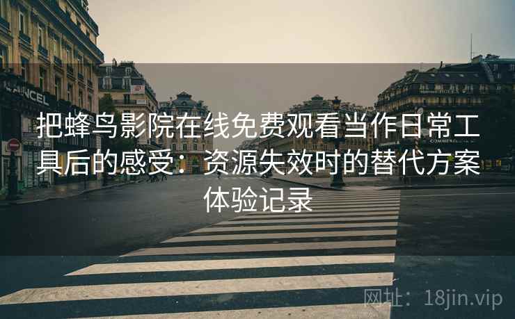 把蜂鸟影院在线免费观看当作日常工具后的感受:资源失效时的替代方案体验记录-第2张图片 把蜂鸟影院在线免费观看当作日常工具后的感受:资源失效时的替代方案体验记录-第2张图片